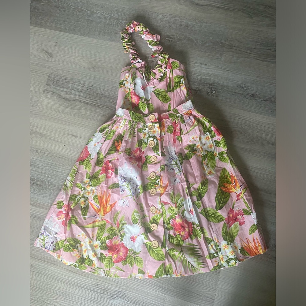 Playsuit and button up skirt